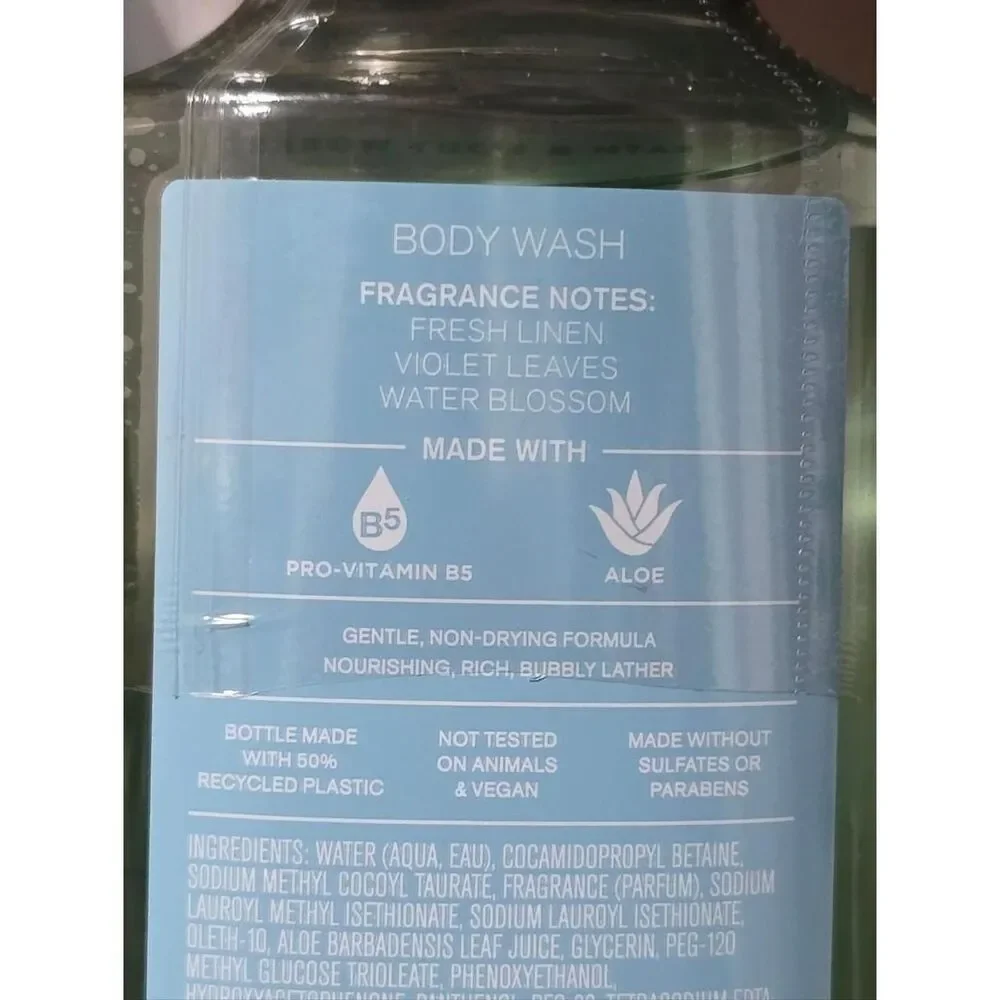 Bath-body-works Blue and Gold Bath-and-body